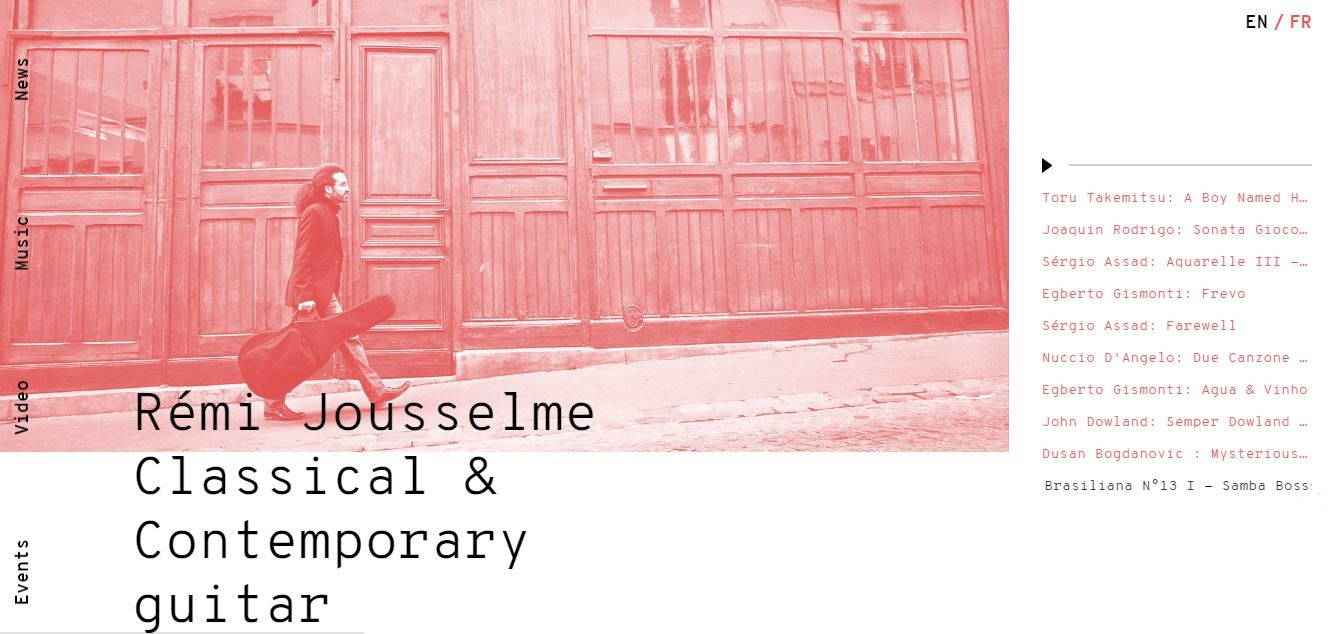 Remi Jousselme professional website example Remi Jousselme professional website example